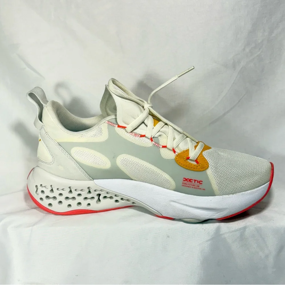 Puma XETIC Halflife Ivory Glow Sunblaze Women’s size 10 - Picture 2 of 11
